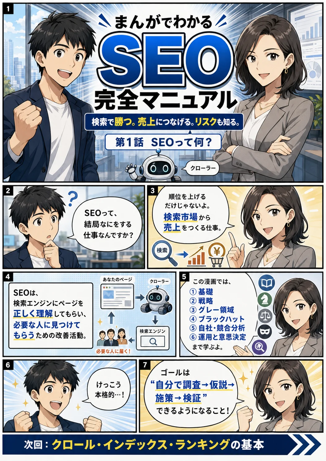 第1話　SEOって何？（まんがでわかるSEO完全マニュアル）